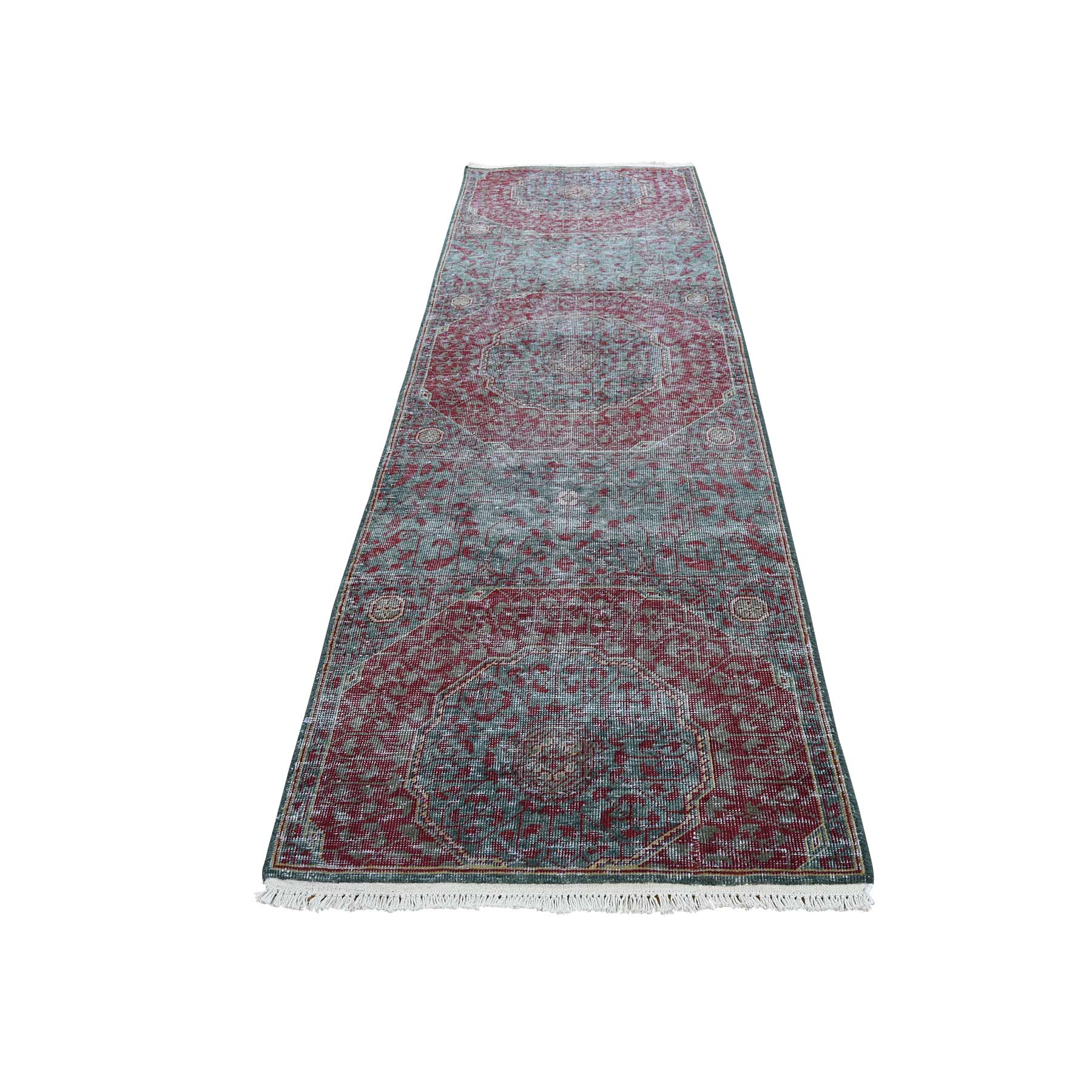 Transitional Wool Hand-Knotted Area Rug 2'6